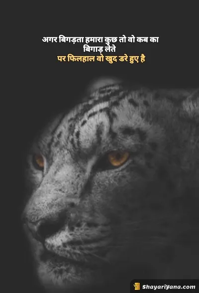 Attitude Shayari